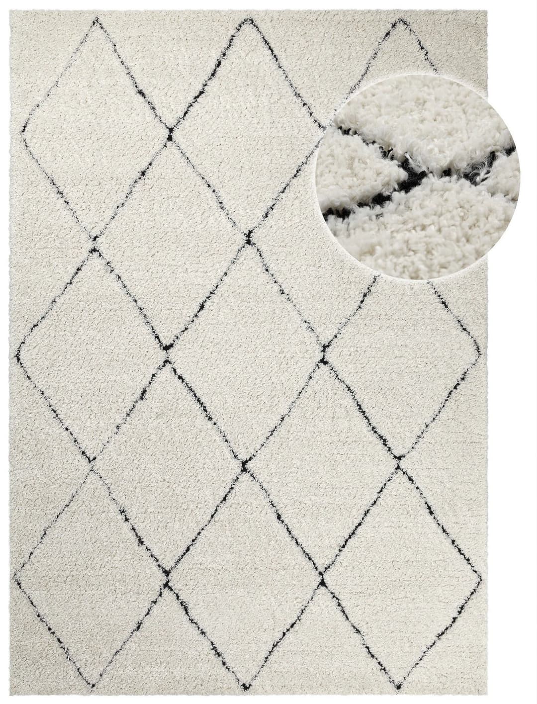 OTTO home Hochflor-Teppich Aveline | Beige