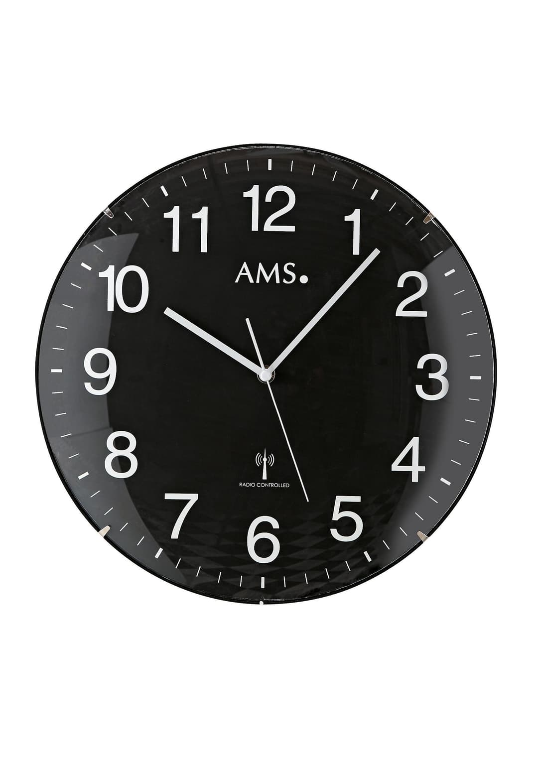 AMS Funkwanduhr F5959 | Schwarz