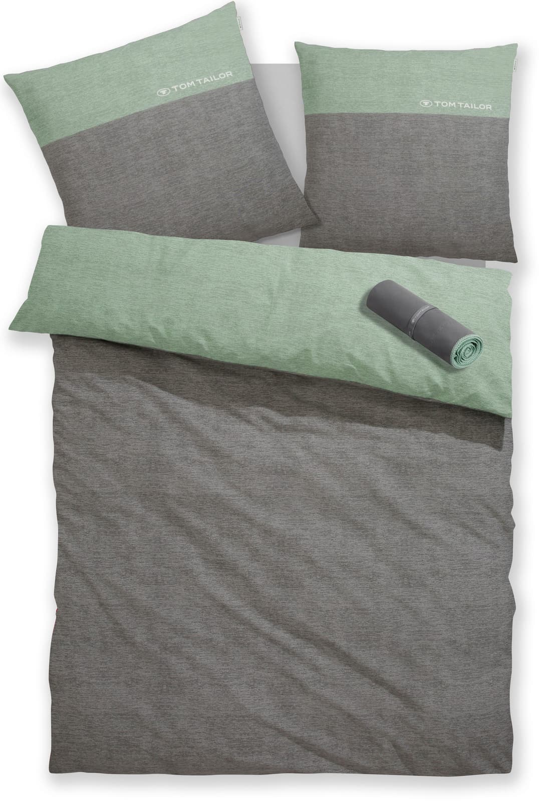 TOM TAILOR HOME Henry Bettwäsche-Set | Grau