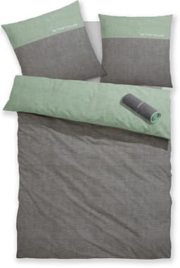 TOM TAILOR HOME Henry Bettwäsche-Set | Grau