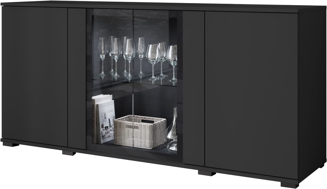 Home affaire Sideboard Caro | Schwarz