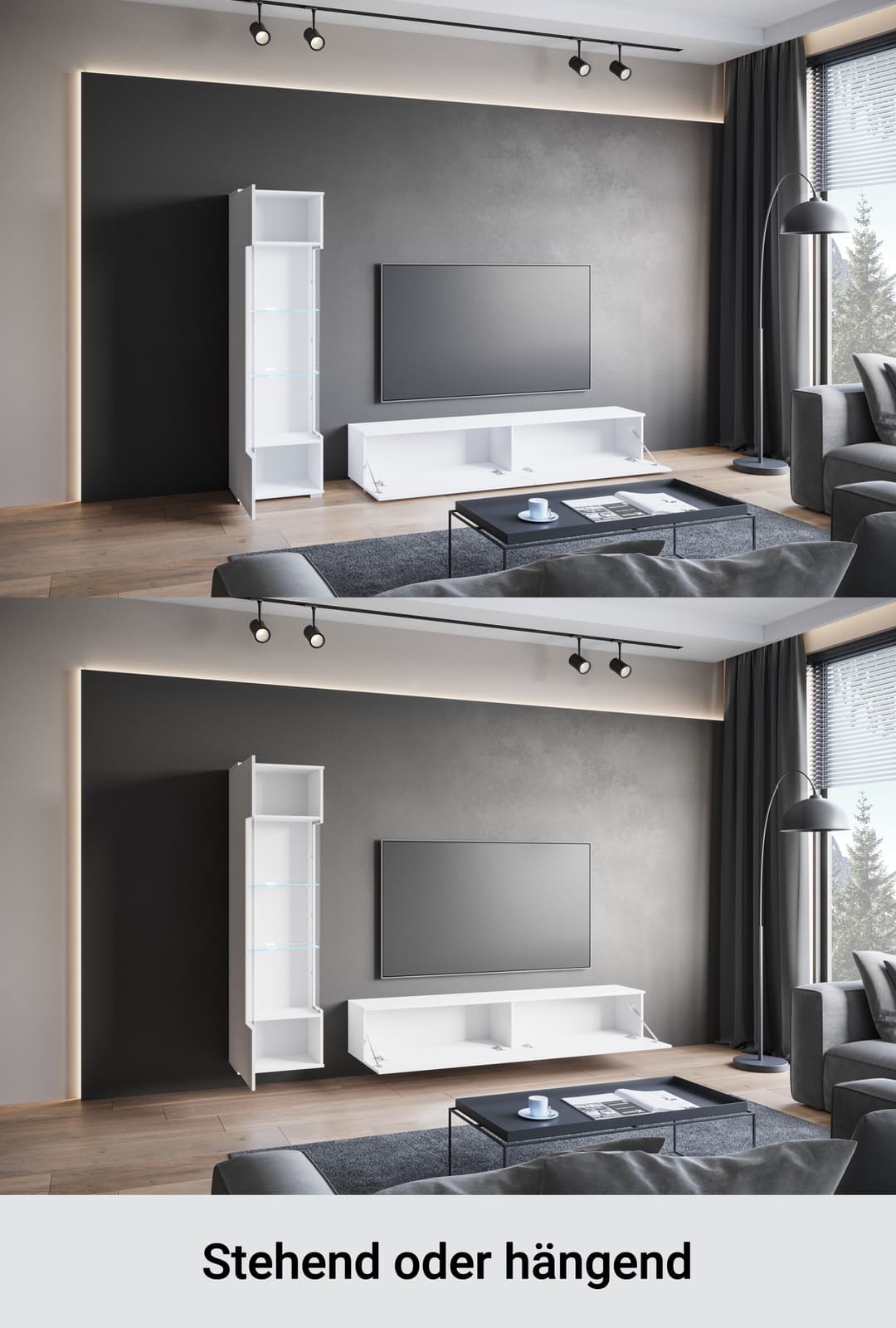 OTTO home Wohnwand Kenia | Weiß