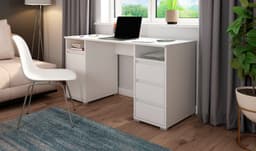byLIVING Schreibtisch Lobo | Weiß
