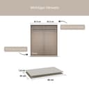 rauch Einlegeboden Zubehör für Rauch-Schwebetürenschränke BLUE | Beige 4