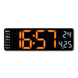 Hama Uhr Digitale Wanduhr "Santa Cruz" | Weiß