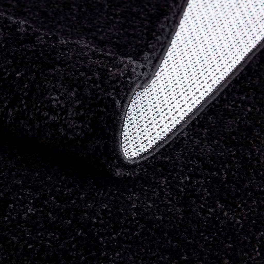Carpet City City Shaggy Hochflor-Teppich | Schwarz