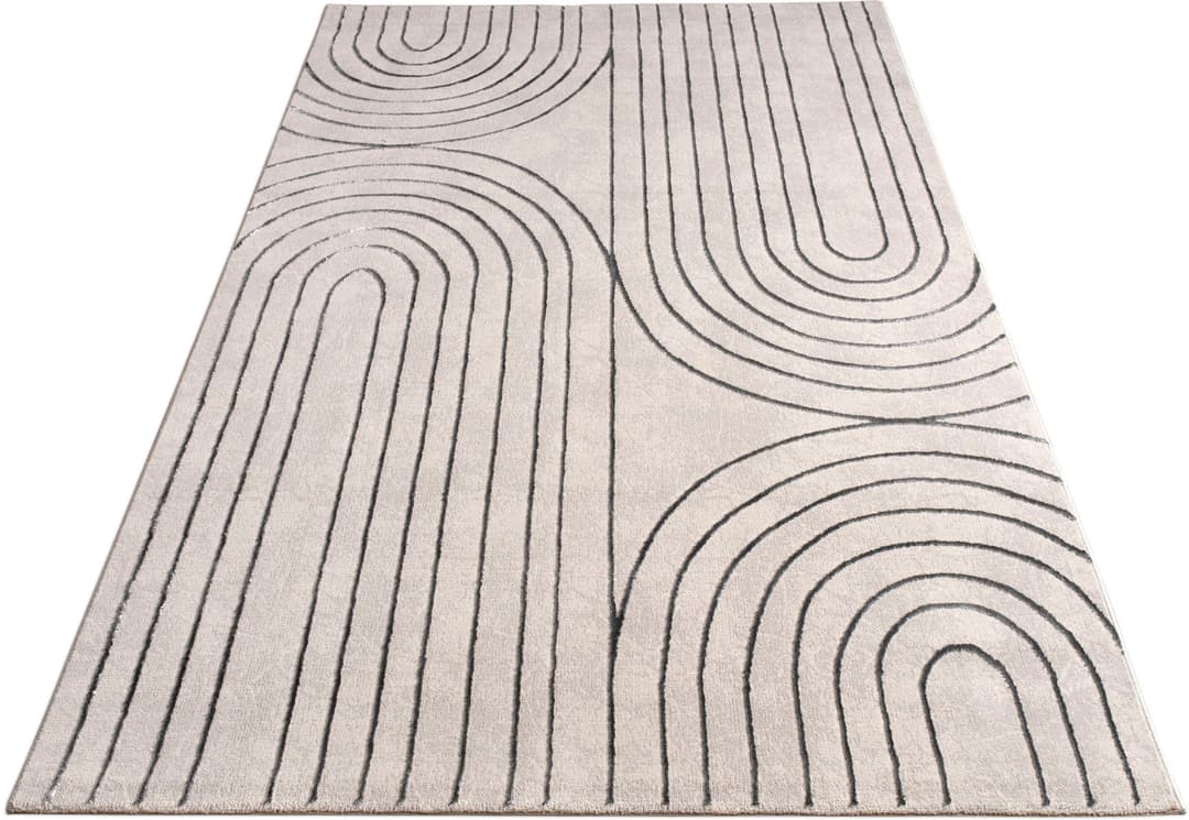 Paco Home Teppich Tuana 215 | Grau