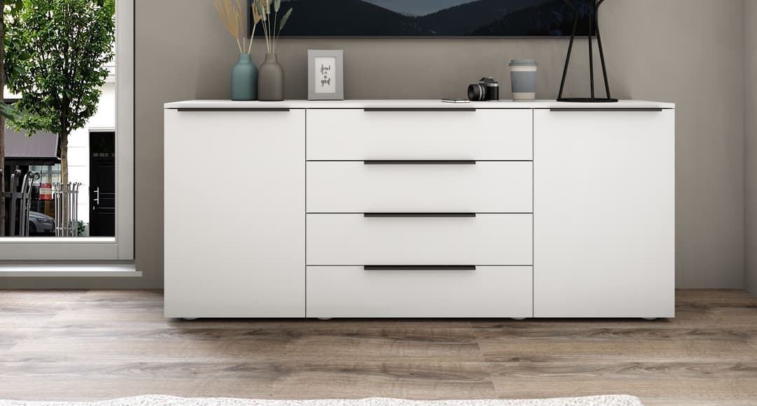 borchardt Möbel Sideboard Tom | Weiß