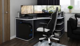 byLIVING Gamingtisch Thanatos | Grau