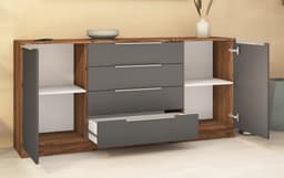 borchardt Möbel Kommode Oliva | Grau