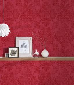 A.S. Création Vliestapete Designbook Barock-Optik Ornamente | Rot