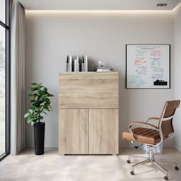 home affaire PC-Schrank Vera | Braun