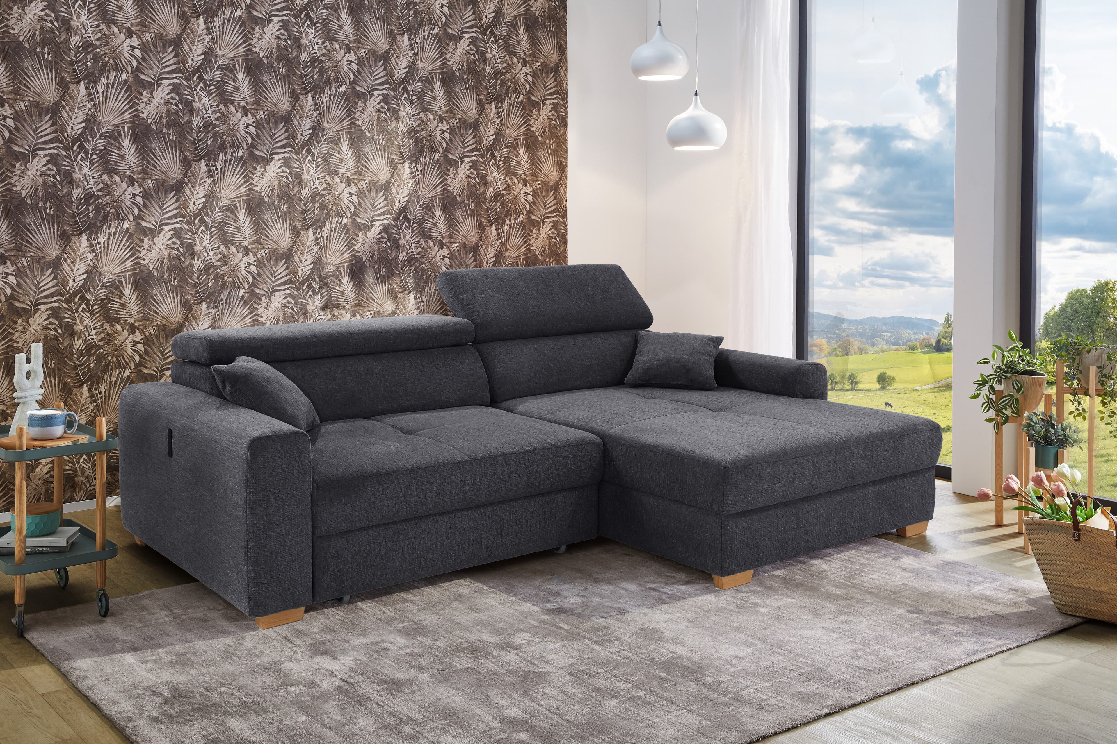 Jockenhöfer Gruppe Ecksofa Slider L-Form | Grau