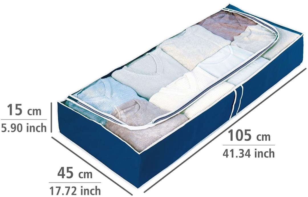 Wenko Unterbettkommode Modell Air | Blau