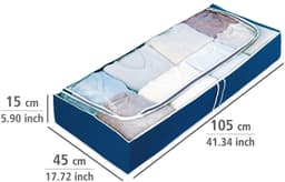 Wenko Unterbettkommode Modell Air | Blau