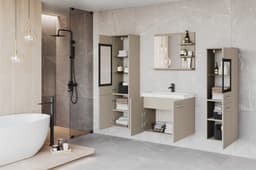 welltime Badmöbel-Set MADRIT | Beige