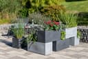 Scheurich C-CUBE LONG Blumentopf | Schwarz 2