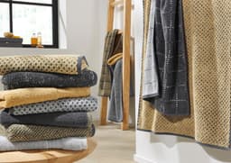 Dyckhoff Handtuch Set Golden Shades Rhomb | Grau