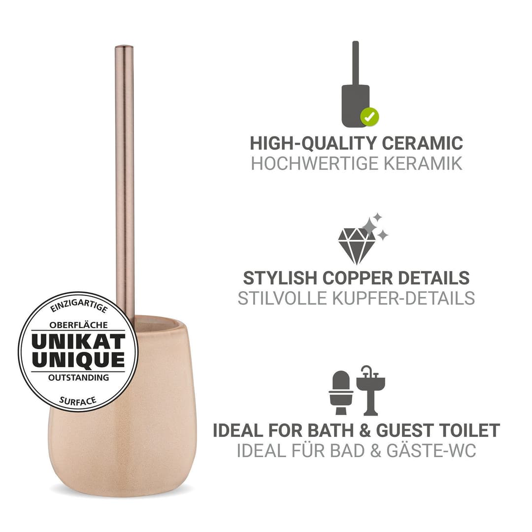 Wenko WC-Garnitur Sirmione | Beige