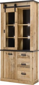Home affaire Vitrine SHERWOOD | Holztöne