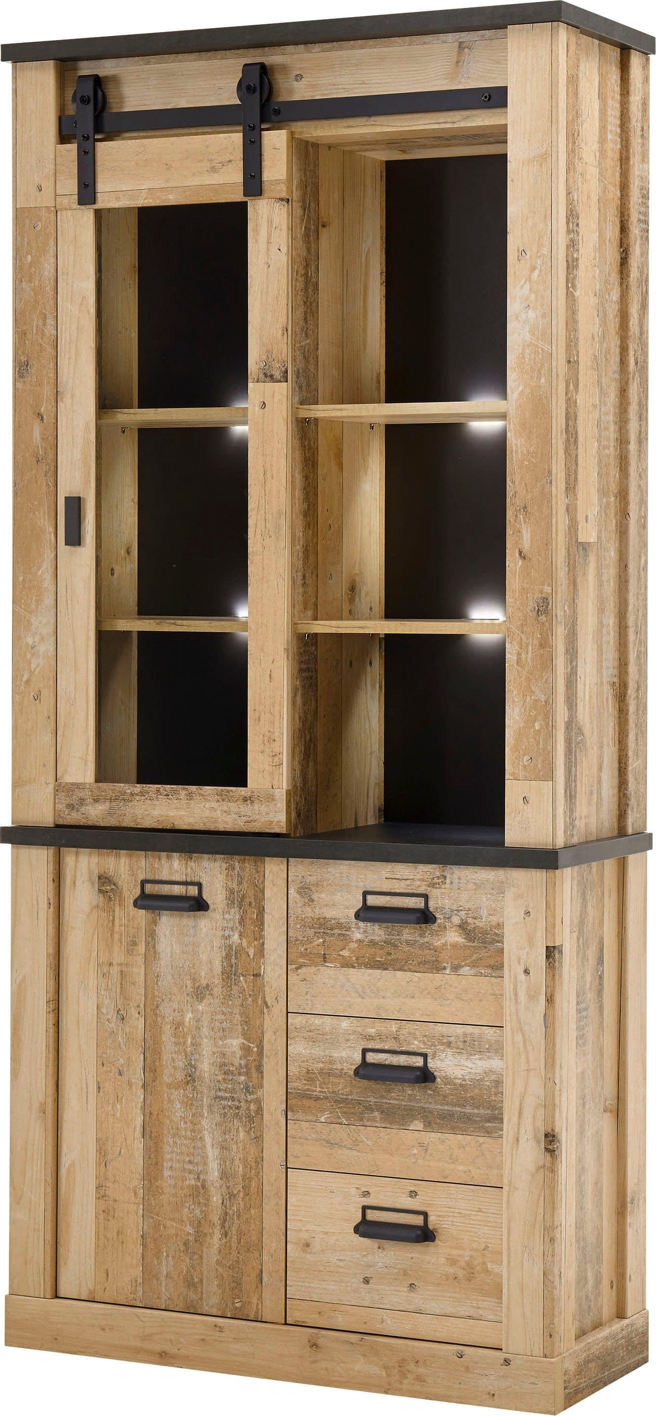 Home affaire Vitrine SHERWOOD | Holztöne