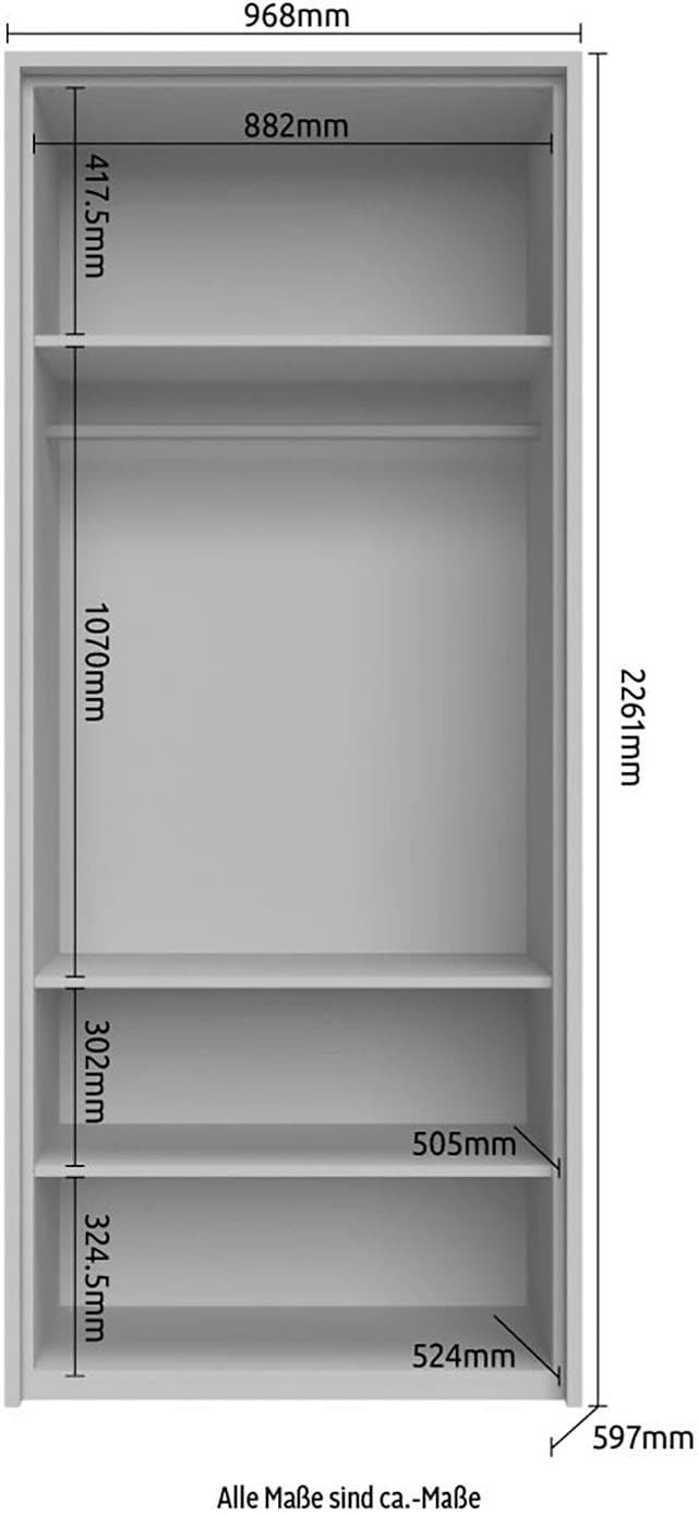 OTTO home Kleiderschrank Piano | Beige