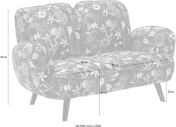 ATLANTIC home collection 2-Sitzer Ben | Mehrfarbig
