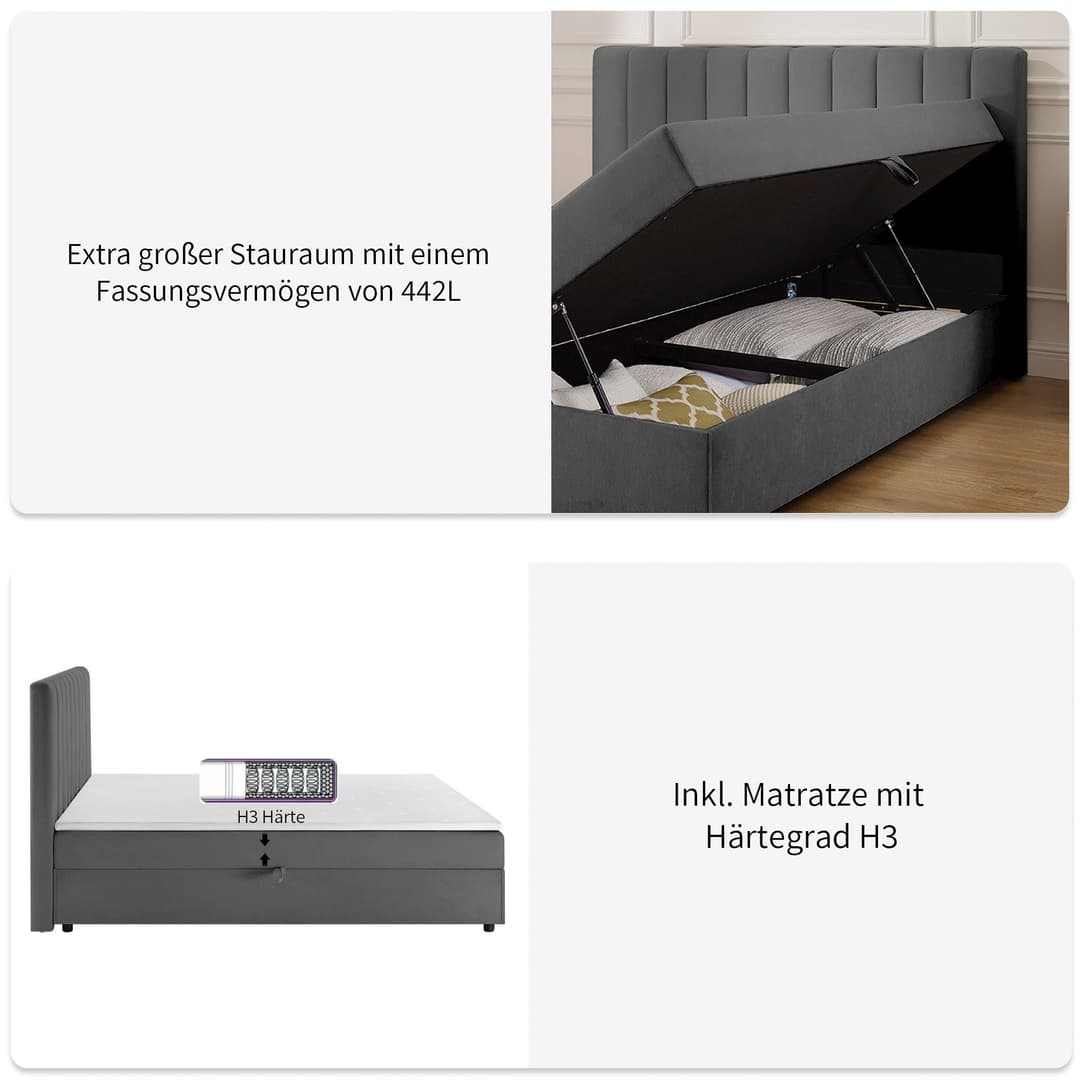 OTTO home Boxbett Haileyy | Grau