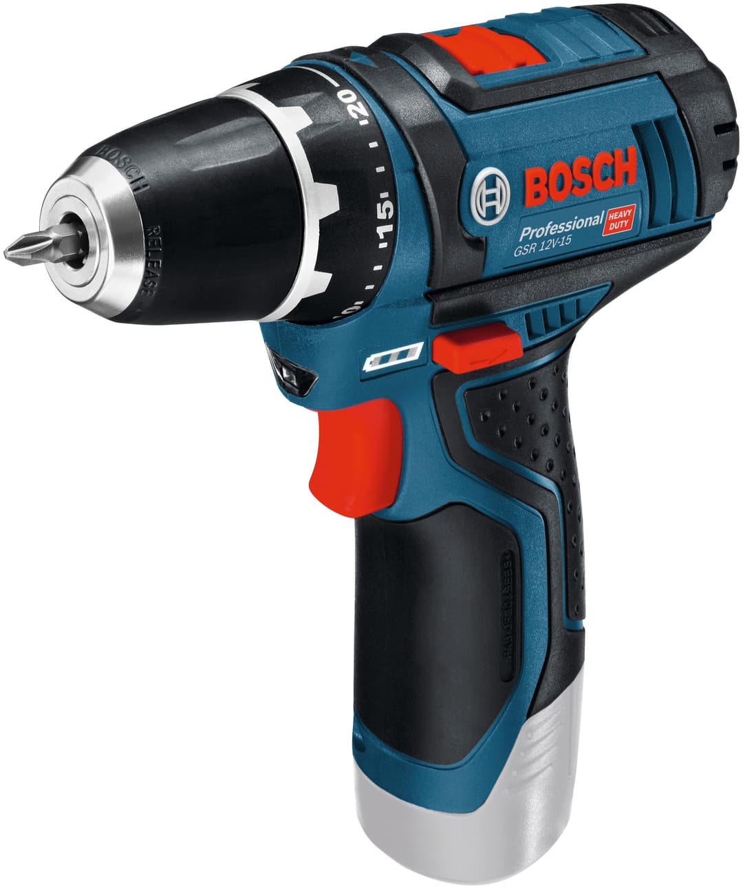 Bosch Professional Akku-Bohrschrauber GSR 12V-15-LI | Blau