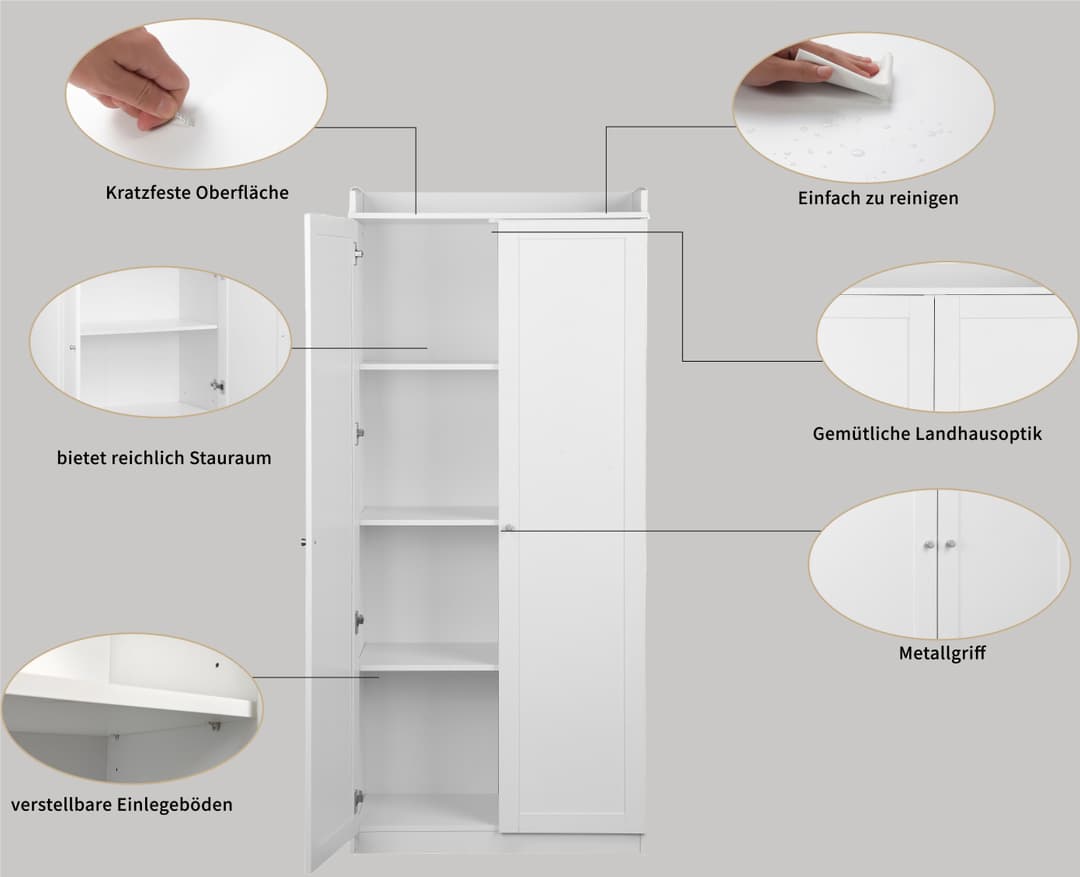 OTTO home Aktenschrank Aalborg | Weiß