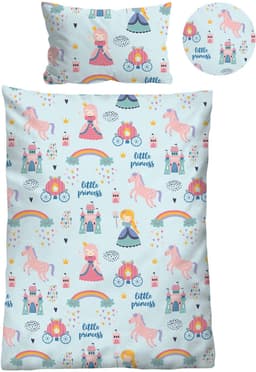 Biberna Bettwäsche kleine Prinzessin | Blau