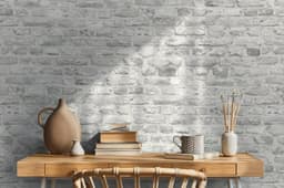 A.S. Création Bricks & Stones Vliestapete | Grau