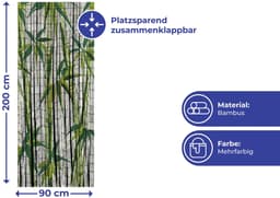 Maximex Türvorhang Modell Bamboo | Grün