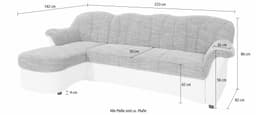 DOMO collection Ecksofa Flores Schlafsofa | Mehrfarbig