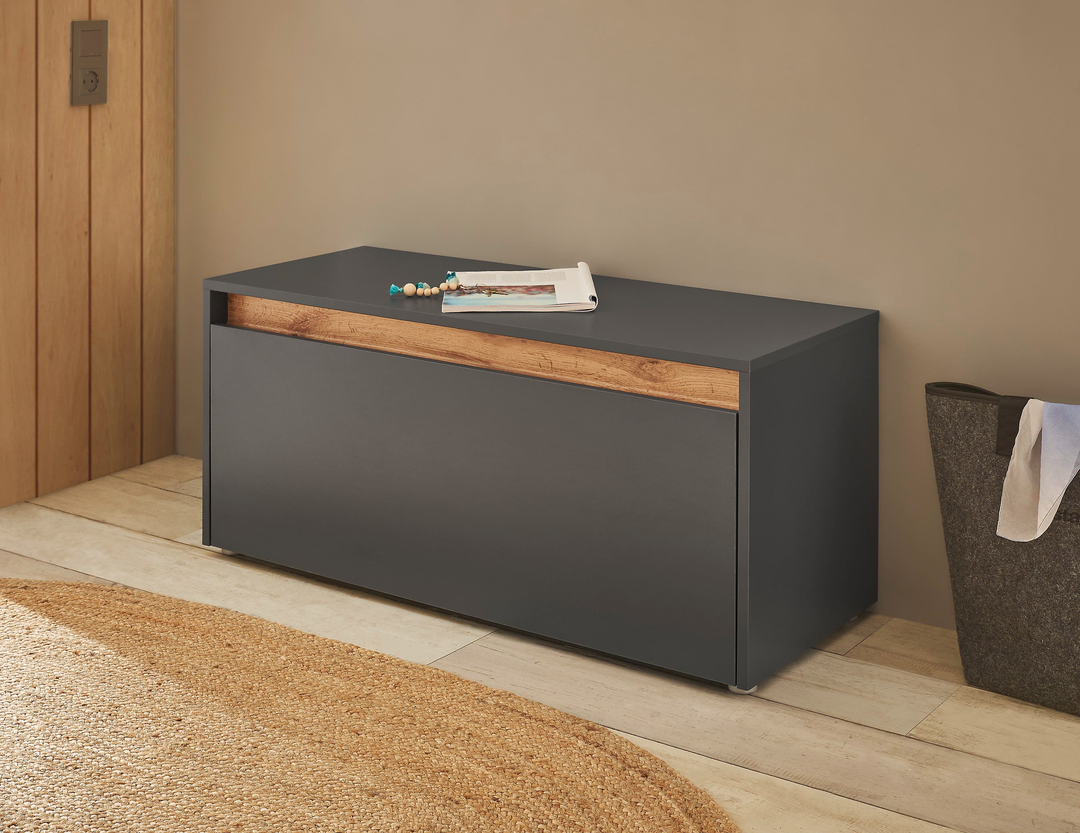 Home affaire Schuhbank GiRON/CiTY | Grau