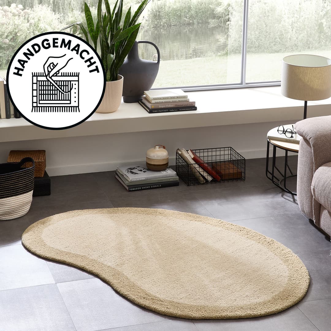 THEKO Wollteppich Gabbeh Super | Beige