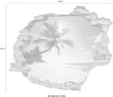queence Wandtattoo Paradies | Blau 3
