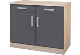 KOCHSTATION Unterschrank KS-Toronto | Braun
