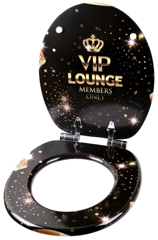 Sanilo WC-Sitz VIP Lounge | Schwarz