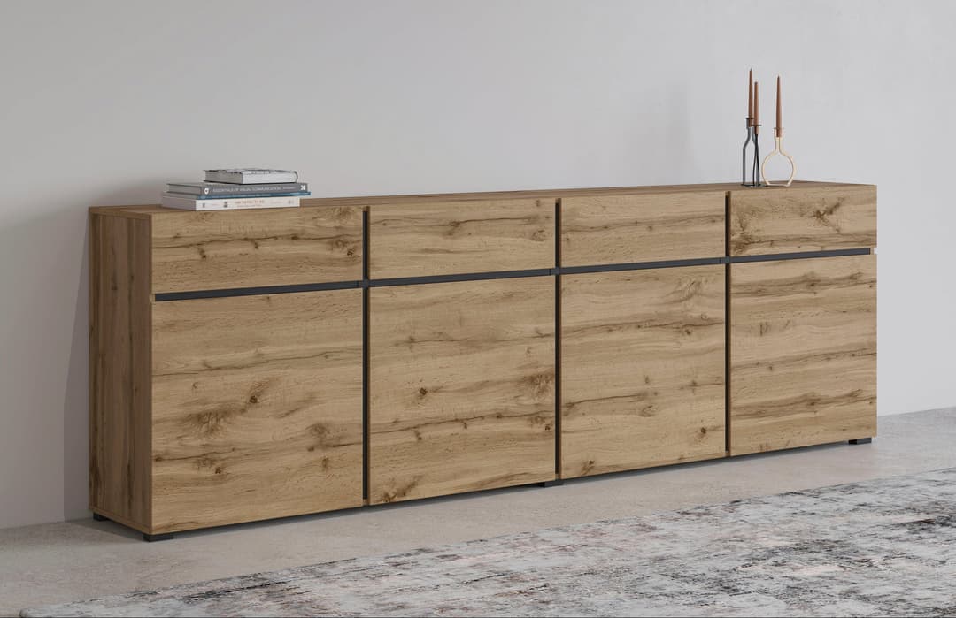 OTTO home Sideboard Cross | Holztöne