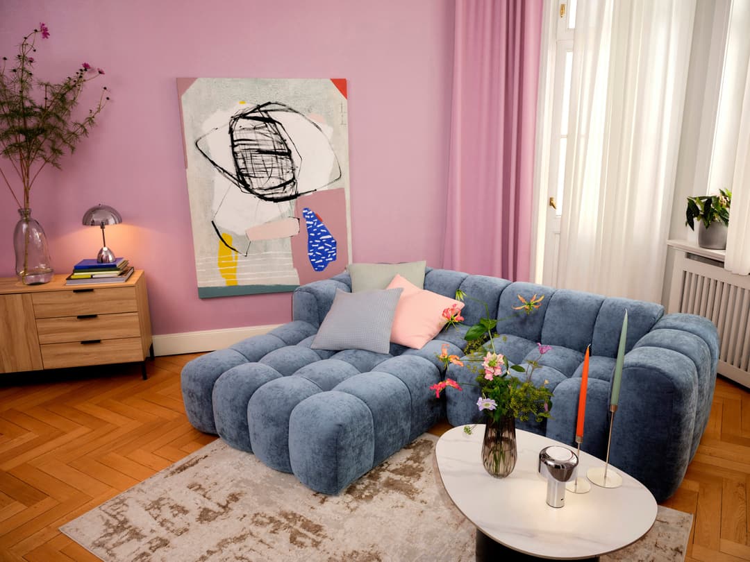 OTTO home Ecksofa KALLIE | Blau