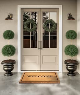 Villeroy & Boch Fußmatte Caroline Welcome | Holztöne