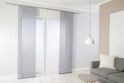 HOMING Schiebegardine Manhattan | Silber