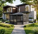 Sojag Pavillon Charleston 12x12 | Schwarz 3