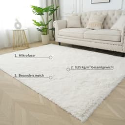 OTTO home Hochflor-Teppich Leava | Beige