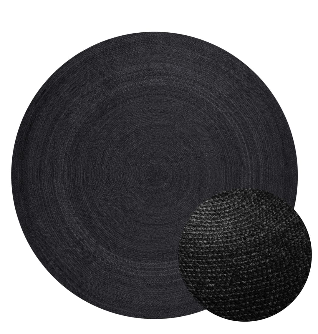 HANSE Home Teppich Rangpur | Schwarz