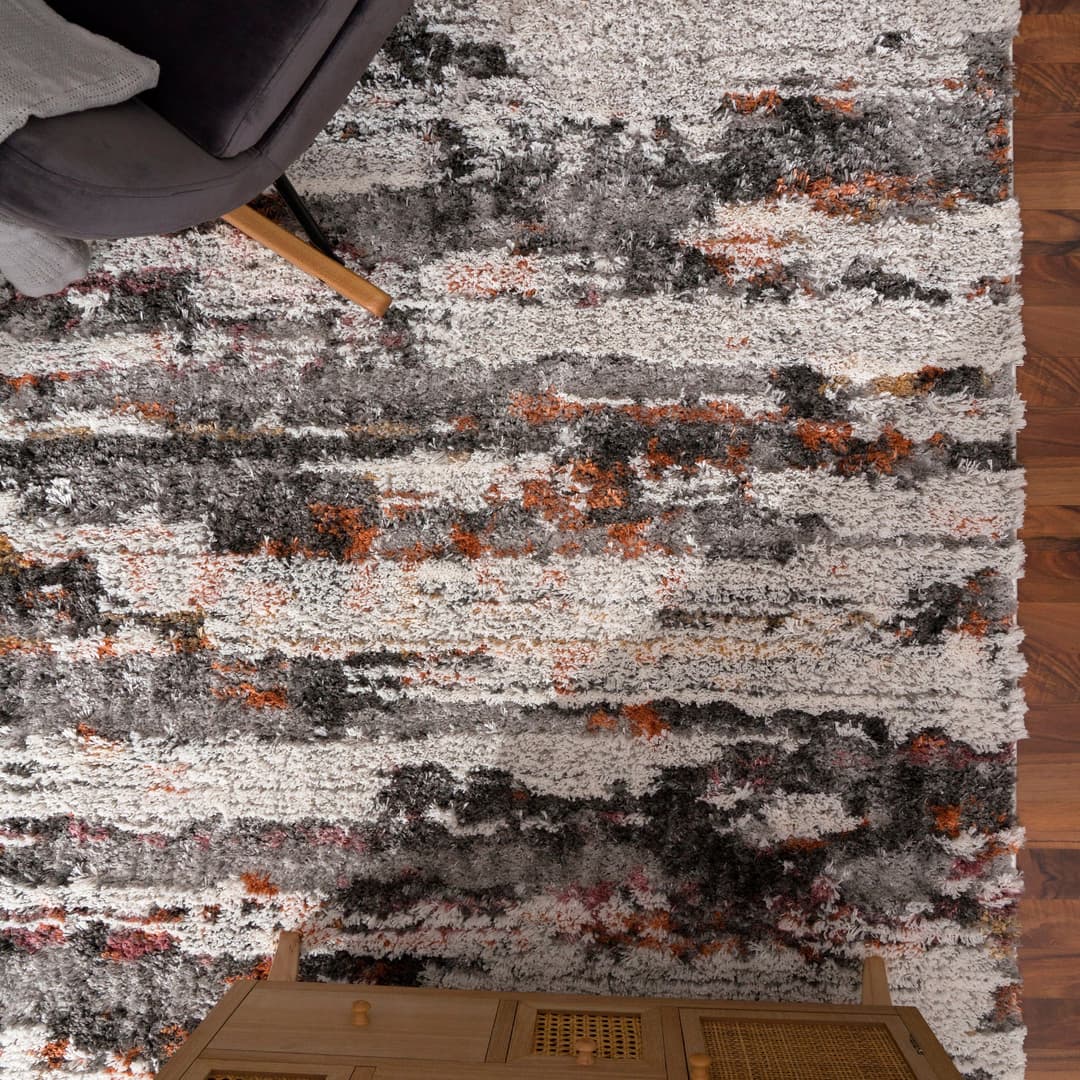 Paco Home Hochflor-Teppich Vincenza 283 | Mehrfarbig