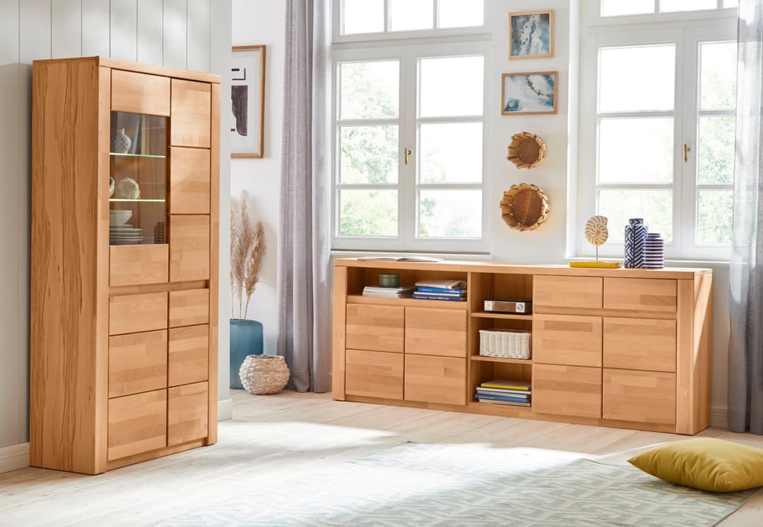 Vitrine Burani | Holztöne
