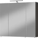 welltime Spiegelschrank Torino | Grau