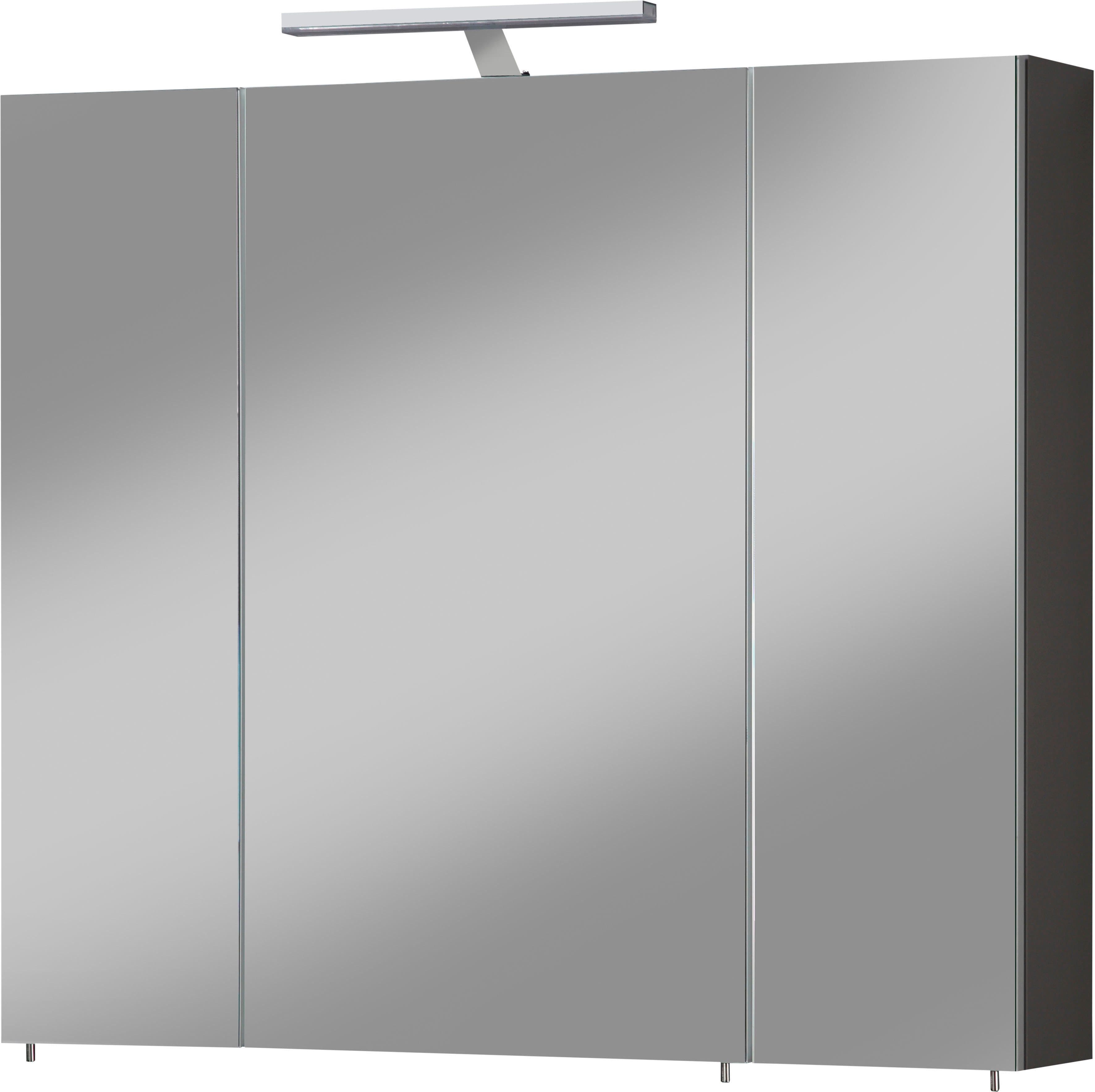 welltime Spiegelschrank Torino | Grau